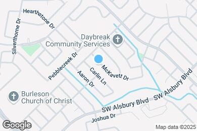 Map image of the property - 1025 McKavett Dr