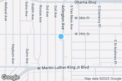 Map image of the property - 3917 Arlington Ave