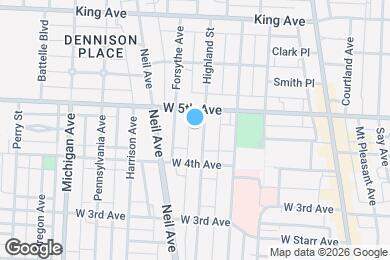 Map image of the property - 1219 Highland St