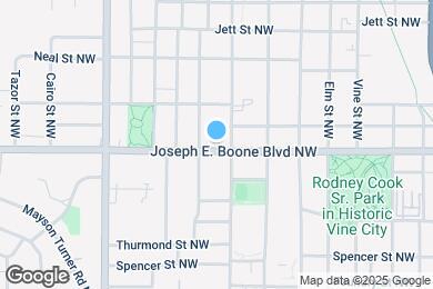 Map image of the property - 789 Joseph E. Boone Blvd NW