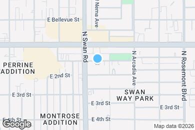 Map image of the property - 4732 E 1st St