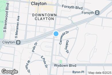Map image of the property - 322 S Hanley Rd