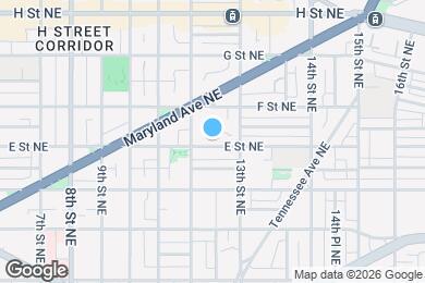 Map image of the property - 1216 E St NE