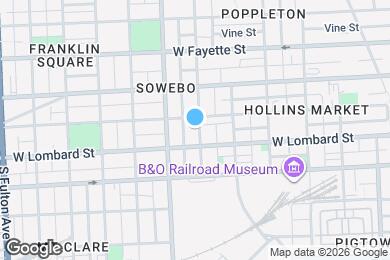 Map image of the property - 60 S Carrollton Ave