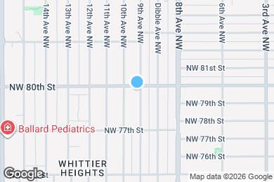 Map image of the property - 903 NW 80th St