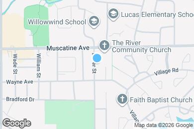 Map image of the property - 1100 Dover St