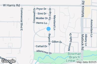 Map image of the property - 7712 Regent Dr