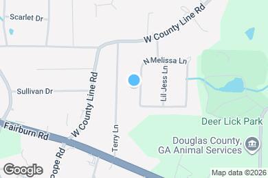 Map image of the property - 3528 W Melissa Ln