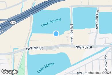 Map image of the property - Furnished Studio-Miami - Airport - Blue Lagoon