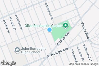 Map image of the property - 229 N Griffith Park Dr
