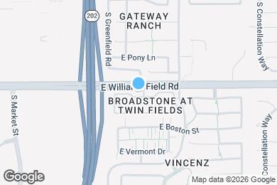 Map image of the property - Trails at SanTan