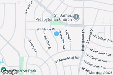 Map image of the property - 5230 S Meade St