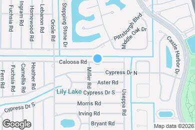 Map image of the property - 9100 Caloosa Rd