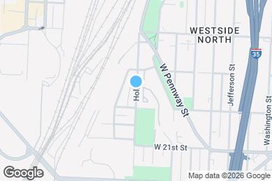 Map image of the property - 1822 Holly St