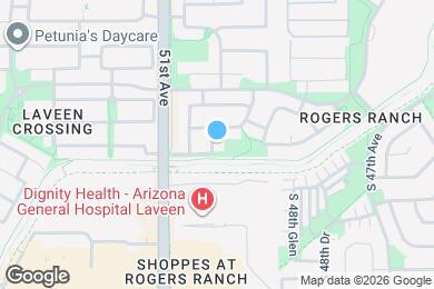Map image of the property - 6923 S 50th Dr