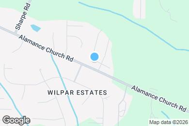 Map image of the property - 1505 Hamilton Hills Dr