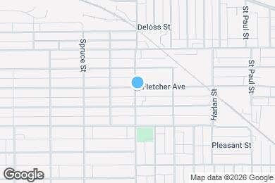 Map image of the property - 1701 Fletcher Ave