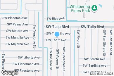 Map image of the property - 843 SW Thrift Ave