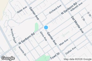 Map image of the property - 1014 Garner Ave