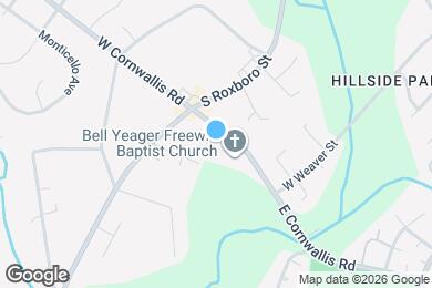 Map image of the property - Room in House on E Cornwallis Rd