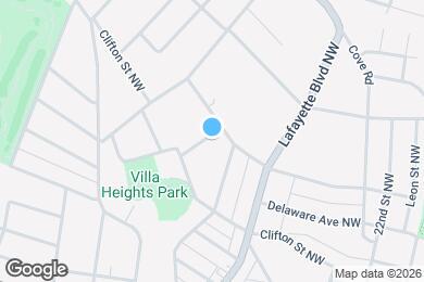 Map image of the property - 1331 Dudley St NW