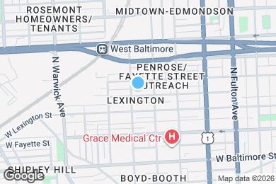 Map image of the property - 2142 Penrose Ave