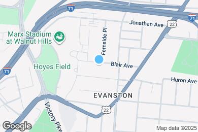 Map image of the property - 1535 Blair Ave