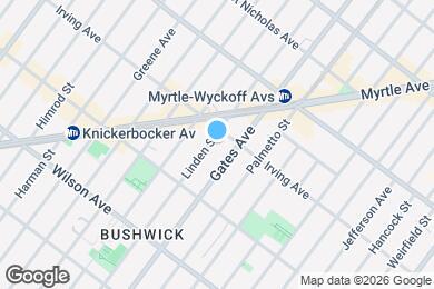 Map image of the property - STUNNING 4+ BED 3 BATH DUPLEX + YARD IN PRIME BUSHWICK TOWNHOUSE