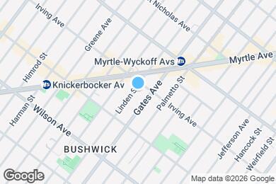 Map image of the property - STUNNING TRUE 4 BED 2 BATH IN PRIME BUSHWICK TOWNHOUSE