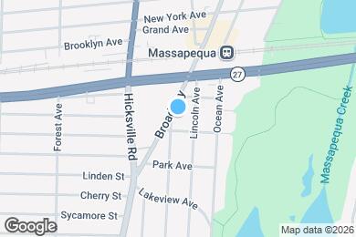 Map image of the property - 405 Massapequa Ave