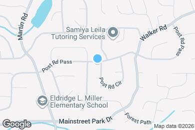 Map image of the property - 800 Post Road Cir