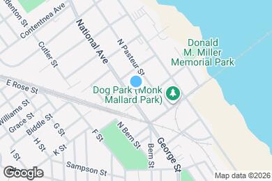 Map image of the property - 1208 National Ave