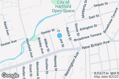 Map image of the property - 33 Clermont St
