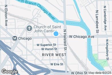 Map image of the property - 833 W Chicago Ave