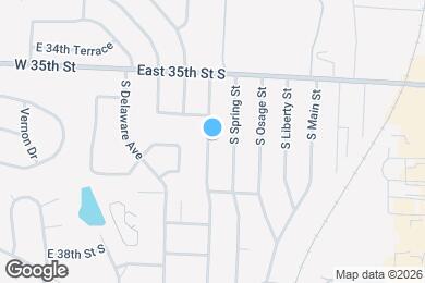 Map image of the property - 3601 S Pleasant St