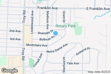 Map image of the property - 624 Bollman Ave