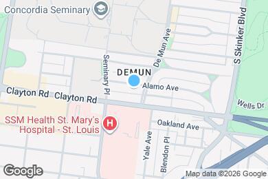 Map image of the property - 6412 Alamo Ave