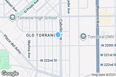 Map image of the property - 1833 Cabrillo Ave