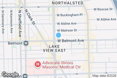Map image of the property - 739 W Belmont Ave