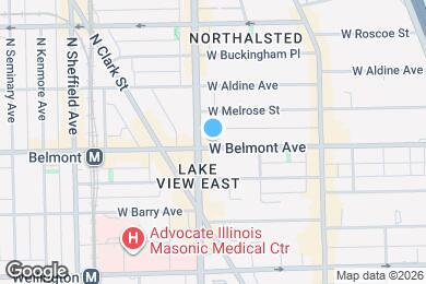 Map image of the property - 744 W Belmont