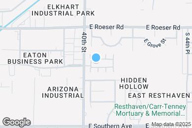 Map image of the property - 4020 E La Salle St