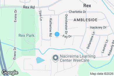 Map image of the property - 3613 Fay Dr