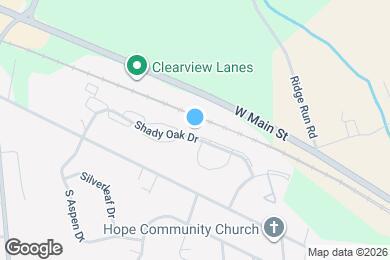 Map image of the property - 1921 Shady Oak Dr