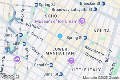 Map image of the property - 47 Mercer Street PHA