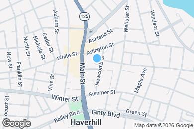 Map image of the property - 40 Newcomb St