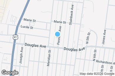 Map image of the property - 1316 Pennock Ave