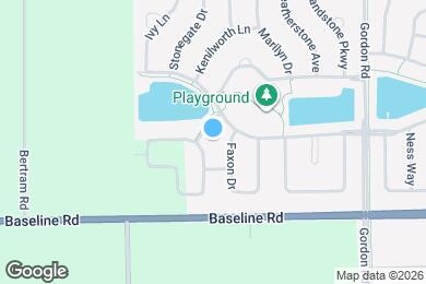 Map image of the property - 1814 Candlelight Cir