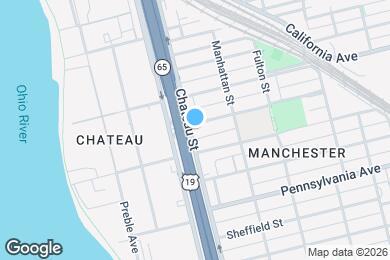 Map image of the property - 1622 Chateau St