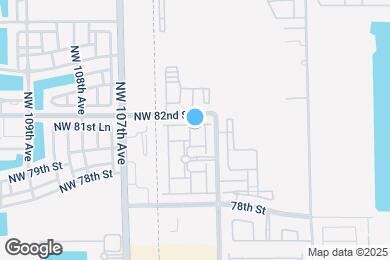 Map image of the property - 8135 NW 105th Ave
