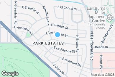 Map image of the property - 5431 E El Jardin St